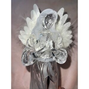 Avon Holiday Treasures Glowing Fiber Optic Angel 11.75'' H 2002 Lights Christmas